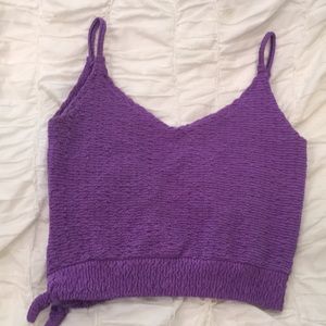 Cute cropped tank/cami with side bow